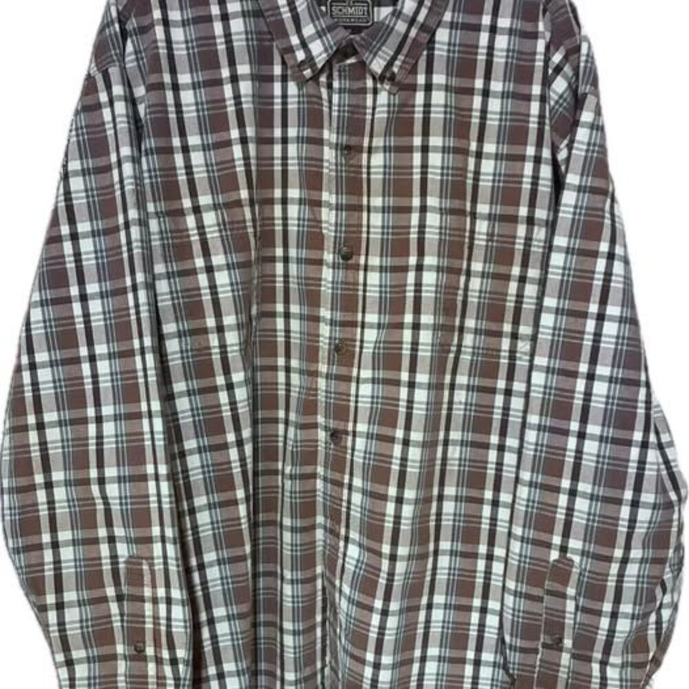 C.E. Schmidt Workwear Plaid Long Sleeve Shirt Size 3X